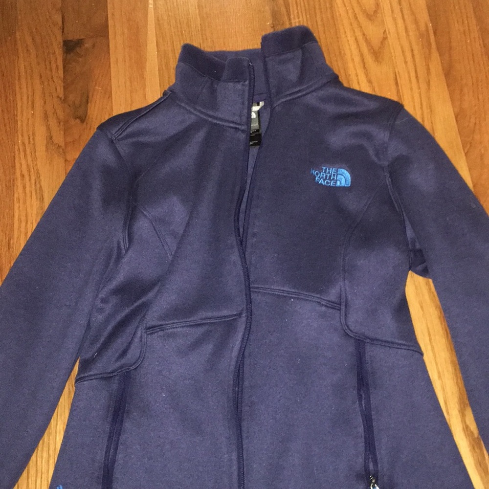 Navy north face jacket
